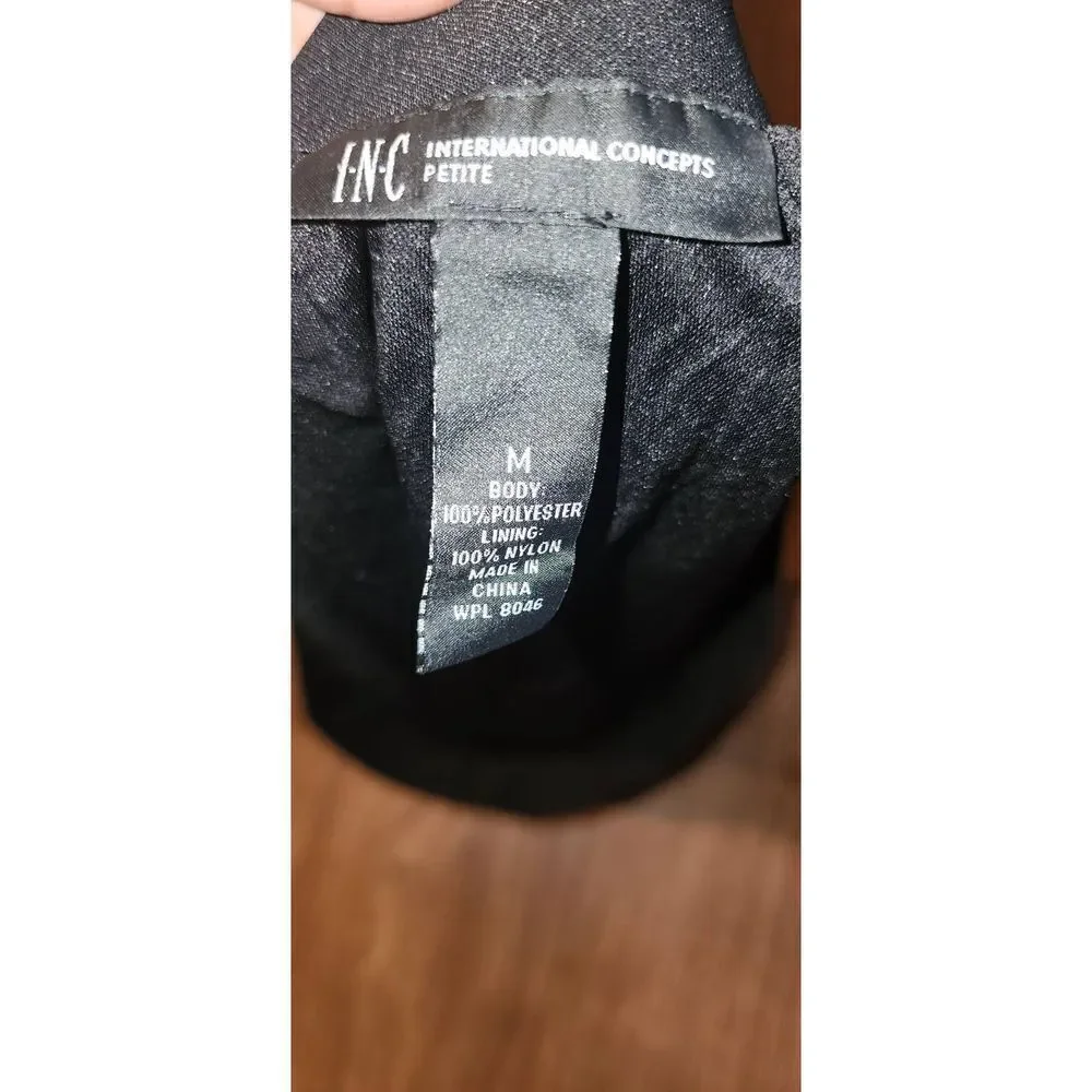 INC BLACK SEQUINED SKIRT